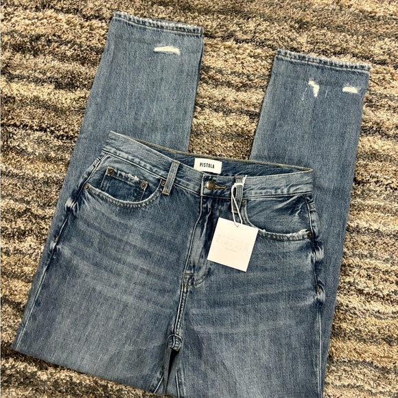 Pistola High Rise Jeans Sz 26 | Pistola Presley High Rise Relaxed Roller Jeans - Picture 6 of 16